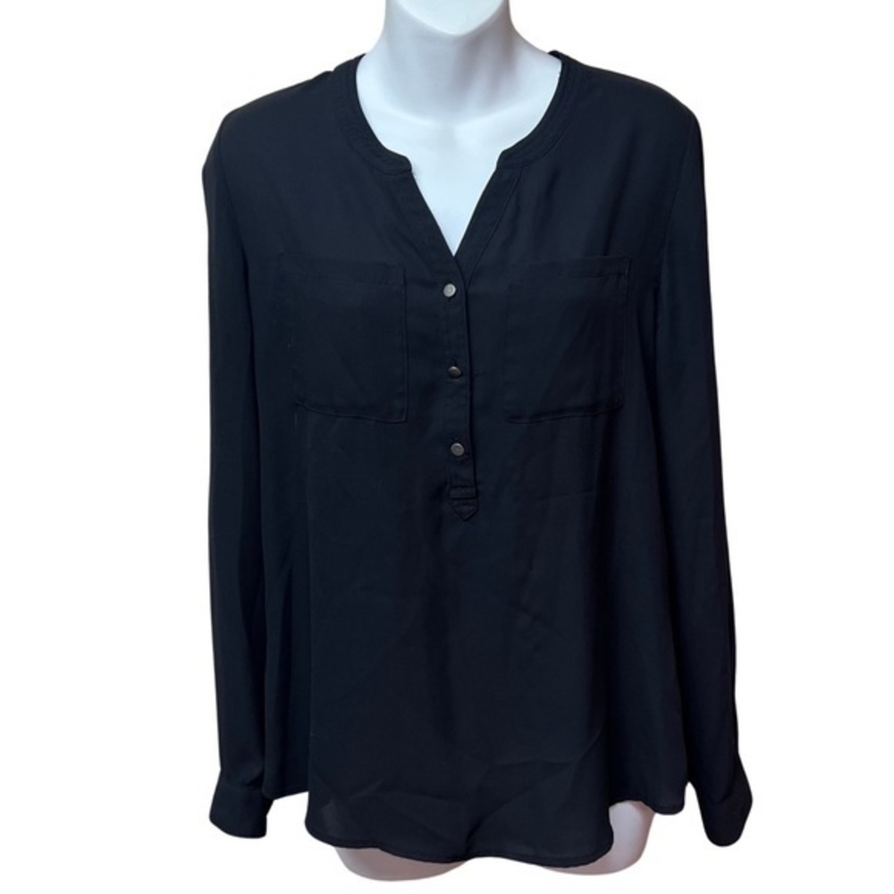 Small Black Reitmans Blouse | Long Sleeves | Professional Attire | GUC 🖤👚